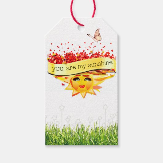 ÉTIQUETTES-CADEAU KISSES DE SOLEIL (Devant)