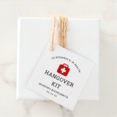 Étiquettes Cadeau Kit de Gueule de Bois pour Enterrement de Vie de J (En situation)