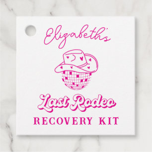 Étiquettes Cadeau Kit de récupération pour enterrement de vie de jeu