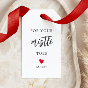 Étiquettes-cadeau Kit de vernis à ongles pour pédicure Mistle Toes d
