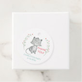 Étiquettes Cadeau Kitty Floral (En situation)