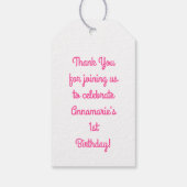 Étiquettes-cadeau Koala Bear Cute Kid Anniversaire (Dos)