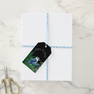 Étiquettes-cadeau Kookaburra joyeux anniversaire