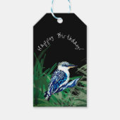 Étiquettes-cadeau Kookaburra joyeux anniversaire (Devant)