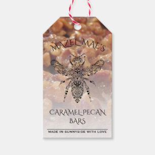 Étiquettes-cadeau La Caramel-Noix de pécan faite maison faite sur