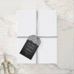 Étiquettes-cadeau La collection de Mariages Chalkboard & Lace<br><div class="desc">La collection Chalkboard & dentelle est un design étonnant avec un bel arrière - plan effet Chalkboard avec une coupe en dentelle blanche vintage romantique. Ces étiquettes de cadeaux peuvent être personnalisées pour votre occasion spéciale et ferait le cadeau parfait ou vous remercier tag pour un mariage, douche nuptiale, fête...</div>