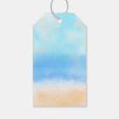 Étiquettes-cadeau La collection de mariages Watercolor Beach (Dos)
