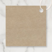 Étiquettes Cadeau La collection Rustic Heart Tree Mariage (Dos)