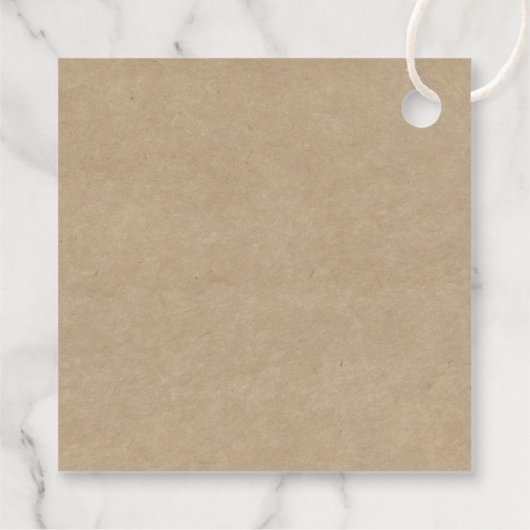 Étiquettes Cadeau La collection Rustic Heart Tree Mariage (Dos)