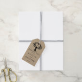 Étiquettes-cadeau La collection Rustic Heart Tree Mariage (Avec de la ficelle)