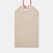 Étiquettes-cadeau La colombe de Noël (Dos)