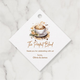 Étiquettes Cadeau La combinaison parfaite de café Merci Cadeau de do