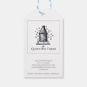 Étiquettes-cadeau La Ferme Des ruches Et Des Abeilles (Dos)