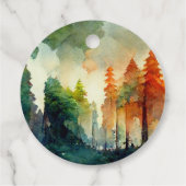 Étiquettes Cadeau La forêt (nature) (Dos)