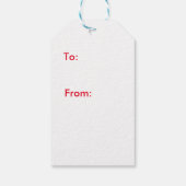 Étiquettes-cadeau La grenouille de Tipsy-tini (Dos)