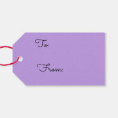 Étiquettes-cadeau La licorne mystique dans la neige (Dos (Horizontal))
