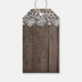 Étiquettes-cadeau La luciole Mason Jar éclaire Rustique (Dos)