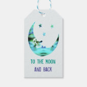 Étiquettes-cadeau La Lune et les étoiles (Devant)