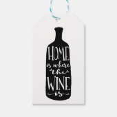 Étiquettes-cadeau La maison où se trouve le vin (Devant)