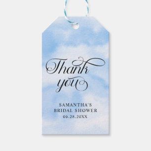 Étiquettes-cadeau La mariée est au septième ciel Fête de mariage en