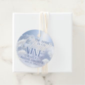 Étiquettes Cadeau La mariée est sur un nuage 9 Shower de mariage pam (En situation)