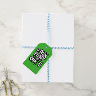 Étiquettes-cadeau La paix est un choix
