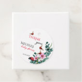 Étiquettes Cadeau La petite dame baby shower de la dame (En situation)