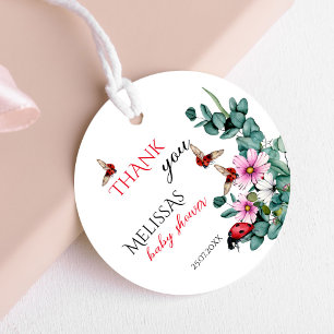 Étiquettes Cadeau La petite dame baby shower de la dame