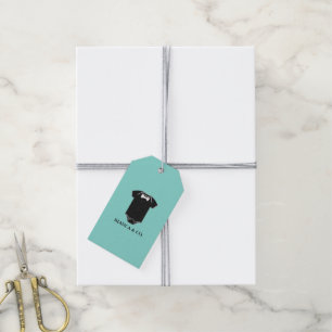 Étiquettes-cadeau La petite douche d'homme de BÉBÉ et de Co arrose