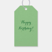 Étiquettes-cadeau La pinède (Dos)