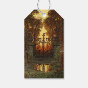 Étiquettes-cadeau La porte du château (par Ferdinand Knab)