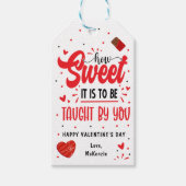 Étiquettes-cadeau La Saint-Valentin des enseignants (Devant)