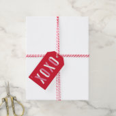 Étiquettes-cadeau La Saint-Valentin XOXO | (Avec de la ficelle)