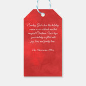 Étiquettes-cadeau La Sainte Famille, William Bouguereau (Dos)