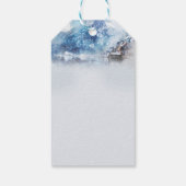Étiquettes-cadeau Lac de Winter Mountain (Dos)