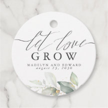 Laisser l'amour grandir Gold Green Mariage élégant