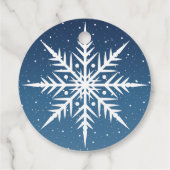 Étiquettes Cadeau Laisser neiger (Dos)