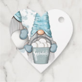 Étiquettes Cadeau Laisser neiger les nègres nordiques (Dos)