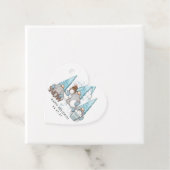 Étiquettes Cadeau Laisser neiger les nègres nordiques (En situation)