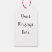 Étiquettes-cadeau Laisser neiger Snowman (Dos)