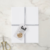 Étiquettes-cadeau Lait et biscuits Premier anniversaire (Avec de la ficelle)