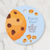 Étiquettes Cadeau Lait et cookies (Dos)