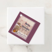 Étiquettes Cadeau Lait rustique peut Mariage campagnard Merci (En situation)