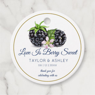 Étiquettes Cadeau L'amour, c'est du fruit doux de Blackberry   MARIA