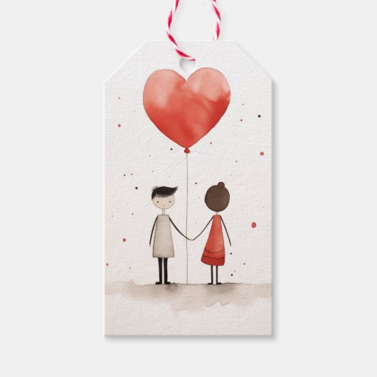 Étiquettes-cadeau L'amour dans la simplicité (Devant)