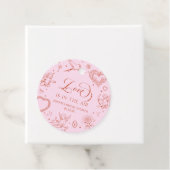 Étiquettes Cadeau L'Amour est dans l'Air Saint-Valentin Fête de Mari (En situation)