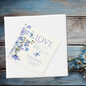 Étiquettes Cadeau L'Amour Est En Fleur Fleur sauvage Fête des mariée