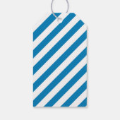 Étiquettes-cadeau L'amour est monogramme bleu de mariage de saphir (Dos)