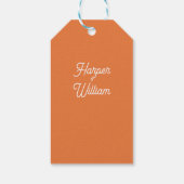 Étiquettes-cadeau L'amour pousse ici fleuri moderne (Dos)