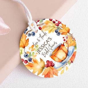 Étiquettes Cadeau L'amour se prépare remerciement pour la faveur de 